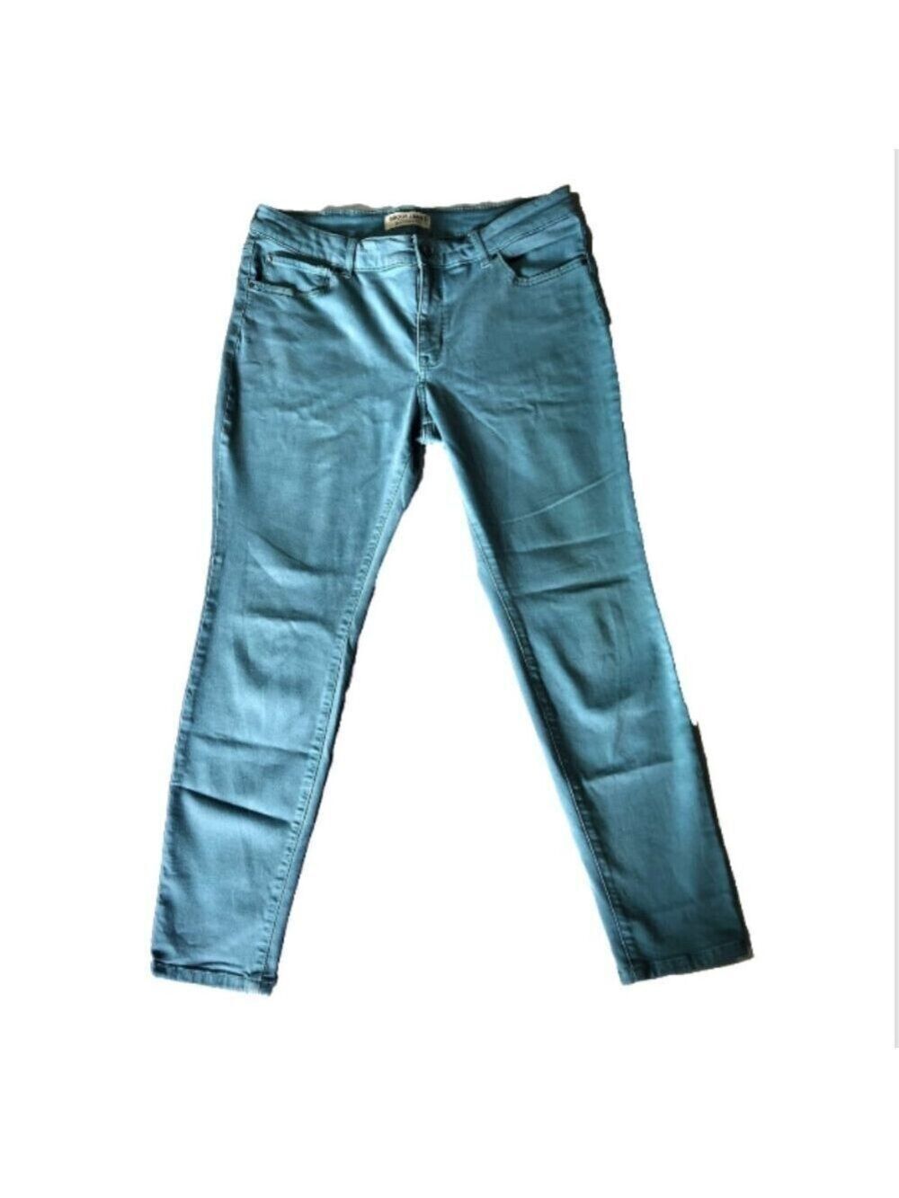 Brody Jeans Women’s Size 34 Midrise Pants 29L Light Teal Green Casual